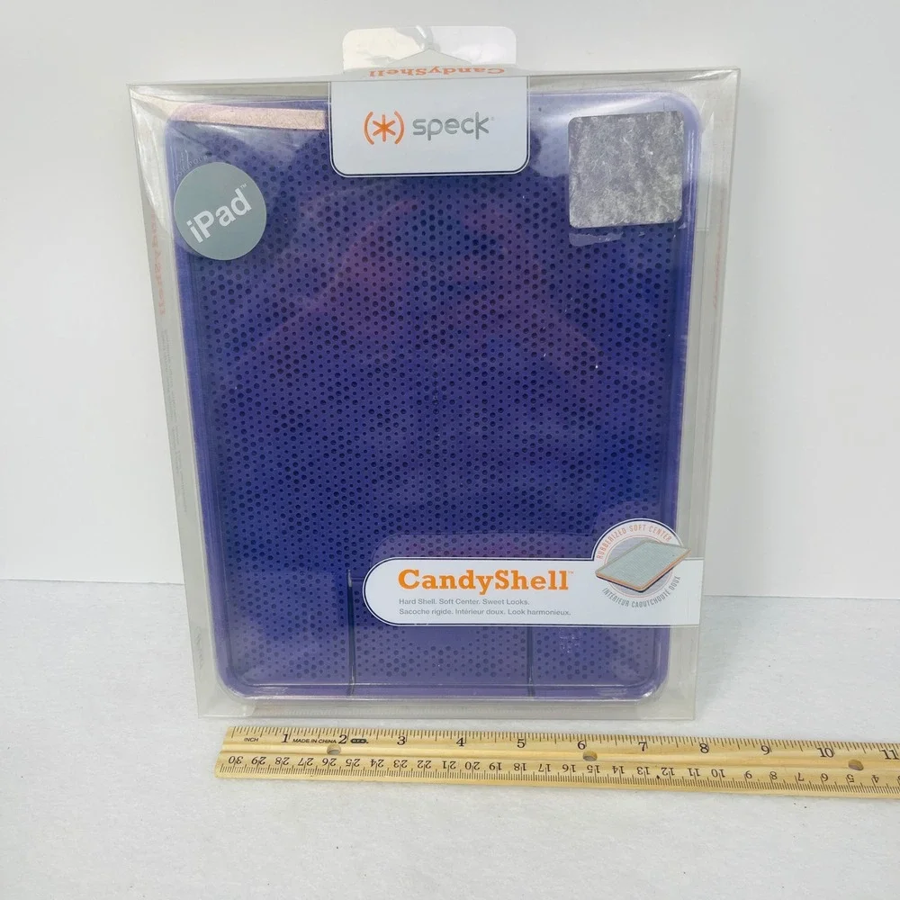 Speck CandyShell iPad Case Purple Hard Shell Soft Center IPAD-CNDY-A15A13